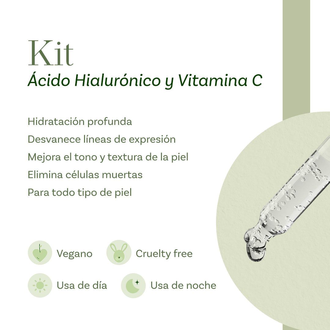 Kit Perfect Duo - Serums de Ácido Hialurónico y Vitamina C
