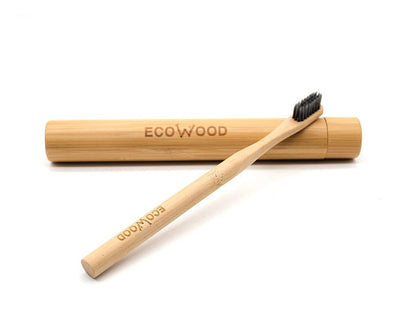 Ecowood Kit Con Peine, Cepillo Cabello Redondo Y Cepillo Dientes