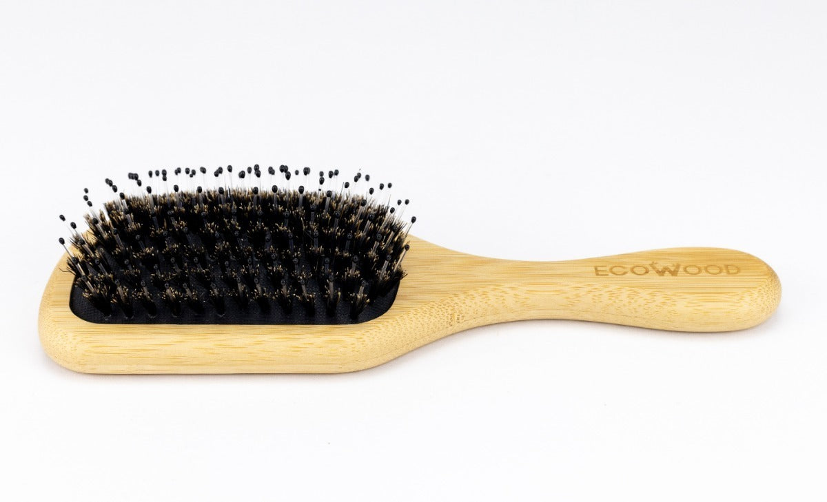 Cepillo de cabello con Cerdas de Jabalí (Cuadrado Mediano)