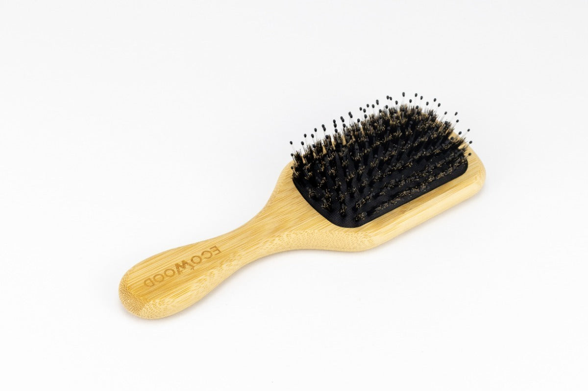 Cepillo de cabello con Cerdas de Jabalí (Cuadrado Mediano)